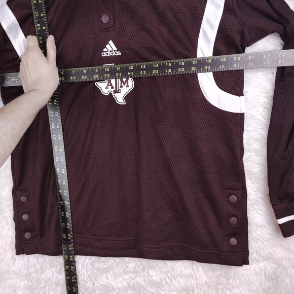 Adidas A&M Jersey Long Sleeve Hoodie Warm Up Practice Sz M - Picture 4 of 11